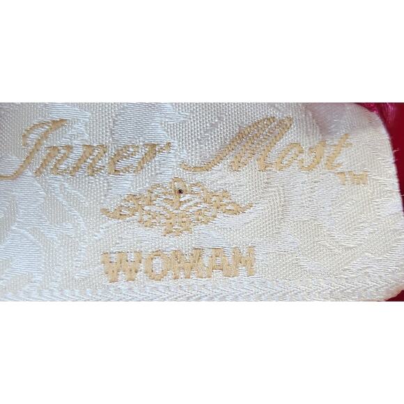 90s Vintage Inner Most Sheer Slip Lingerie Nightgown Size Large Fuschia - Picture 6 of 6